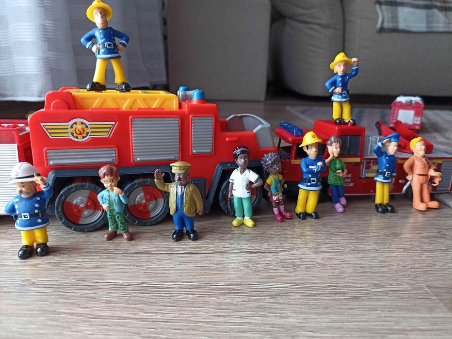 Figurki Strażak Sam 12 sztuk Nowe 31725