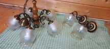 Lampa stylowa i 2 kinkiety