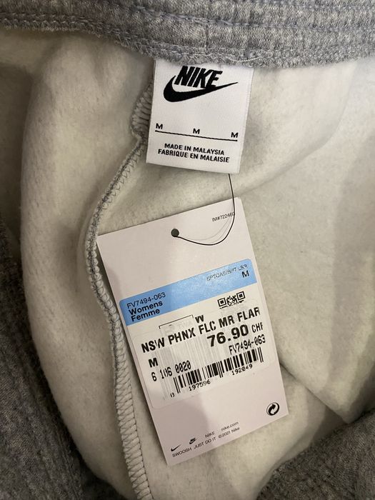 Жіночі спортивні утеплені штани nike w nsw phnx flc mr flare pnt