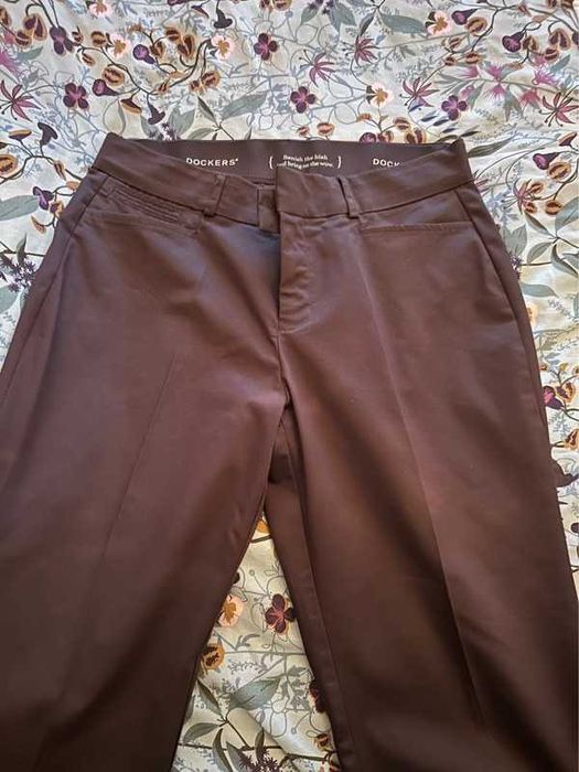 Calça mulher castanha Dockers