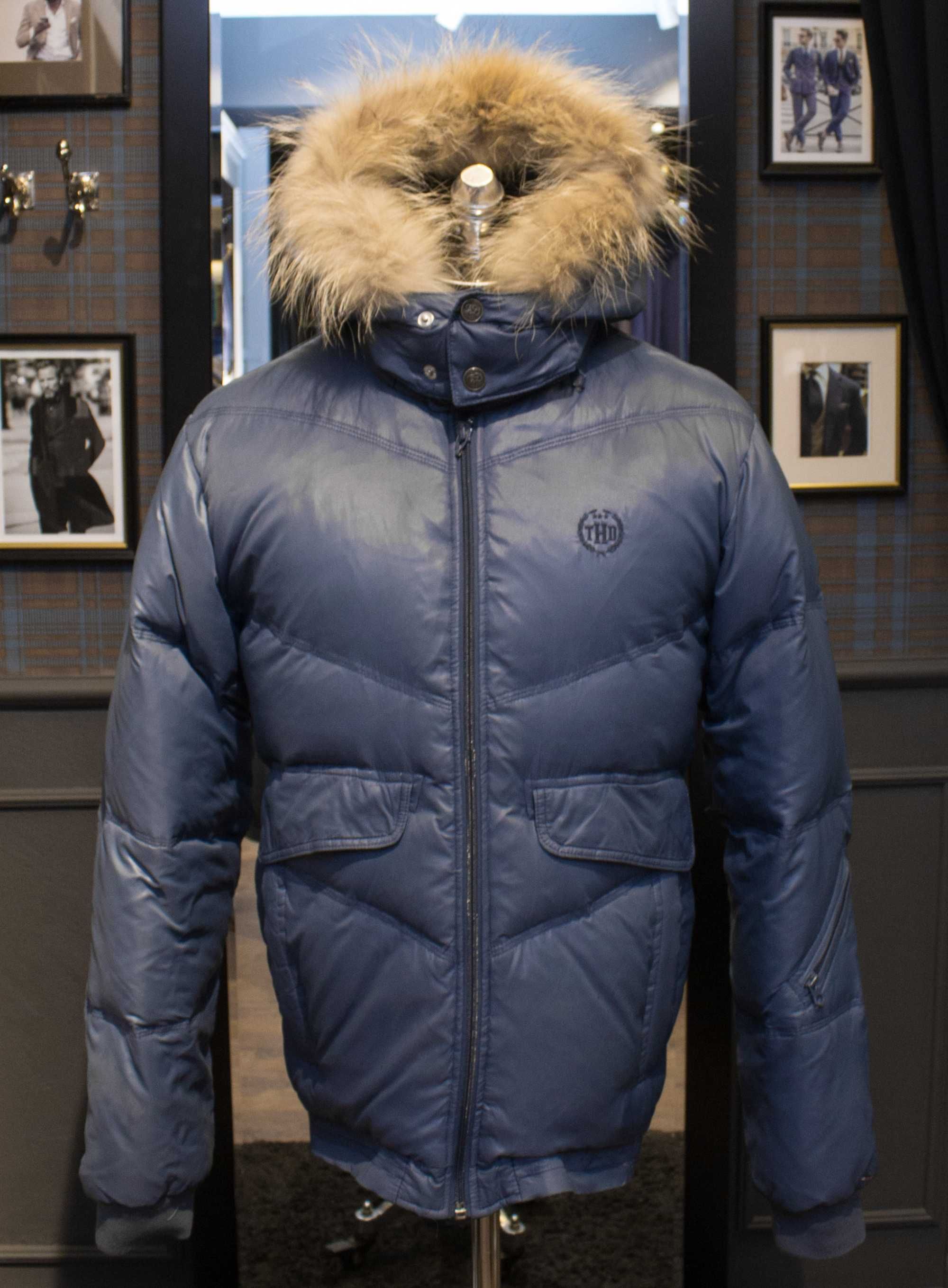 TOMMY HILFIGER - Ultra-ciepła Kurtka Puchowa z Kapturem (XL)