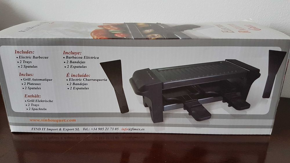 Grelhador eléctrico mini - Novo