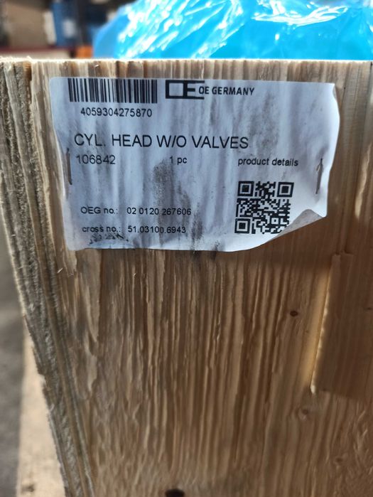 Nowa głowica MAN TGX TGS Euro 6 D26