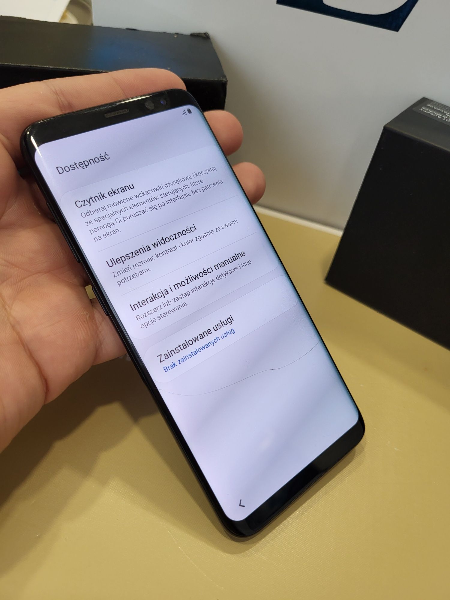 Telefon Samsung S8 Czarny smartfon  uzywany stan dobry