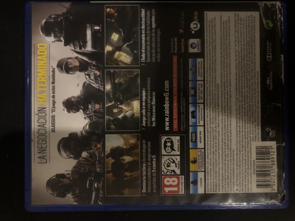Tom Clancy's Rainbow Six Siege PS4
