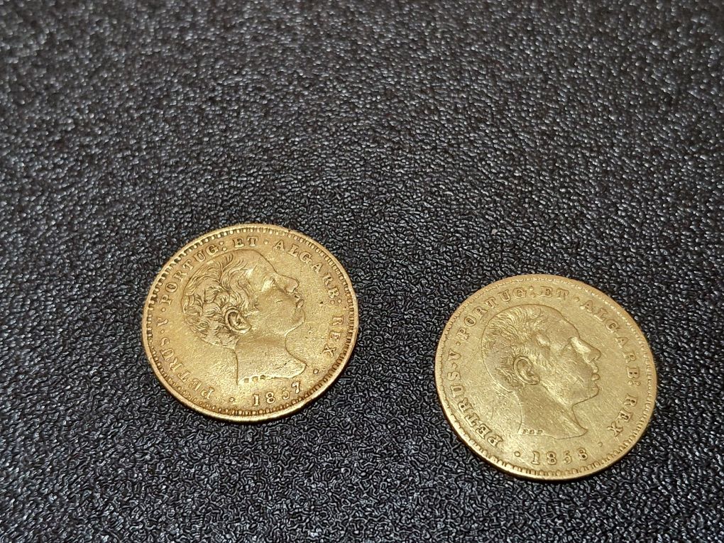 Moedas  Ouro 2000 Reis D,Pedro V
