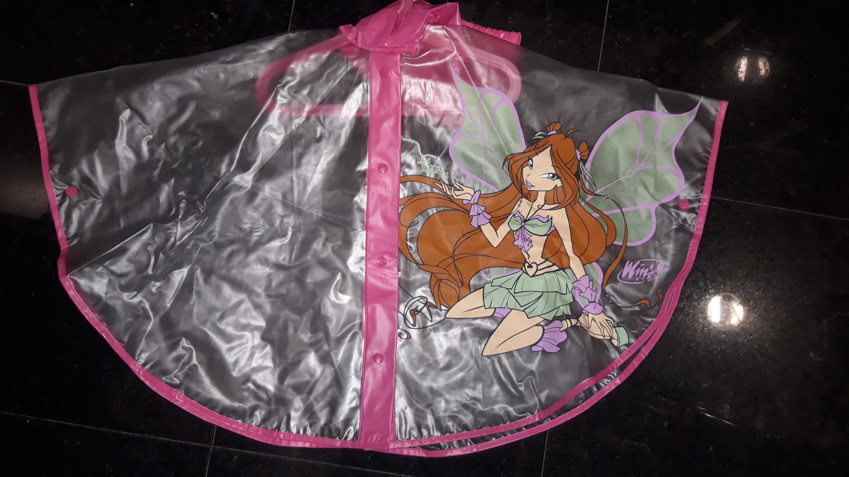 Capa Chuva Benetton Winx Menina 18 a 24 meses 90 cm