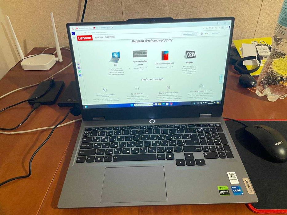 Ноутбук LENOVO LOQ 15IAX9 Luna Grey (83GS003CRA)