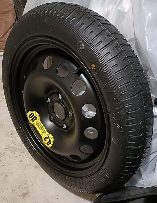 Nowe koło dojazdowe 125/70/R16, 5x105 + Pokrowiec