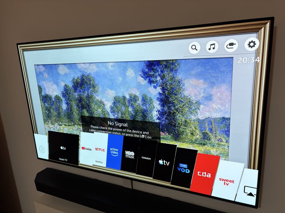 LG TV Oled 55 cali C8-Skalibrowany. Rowna matryca