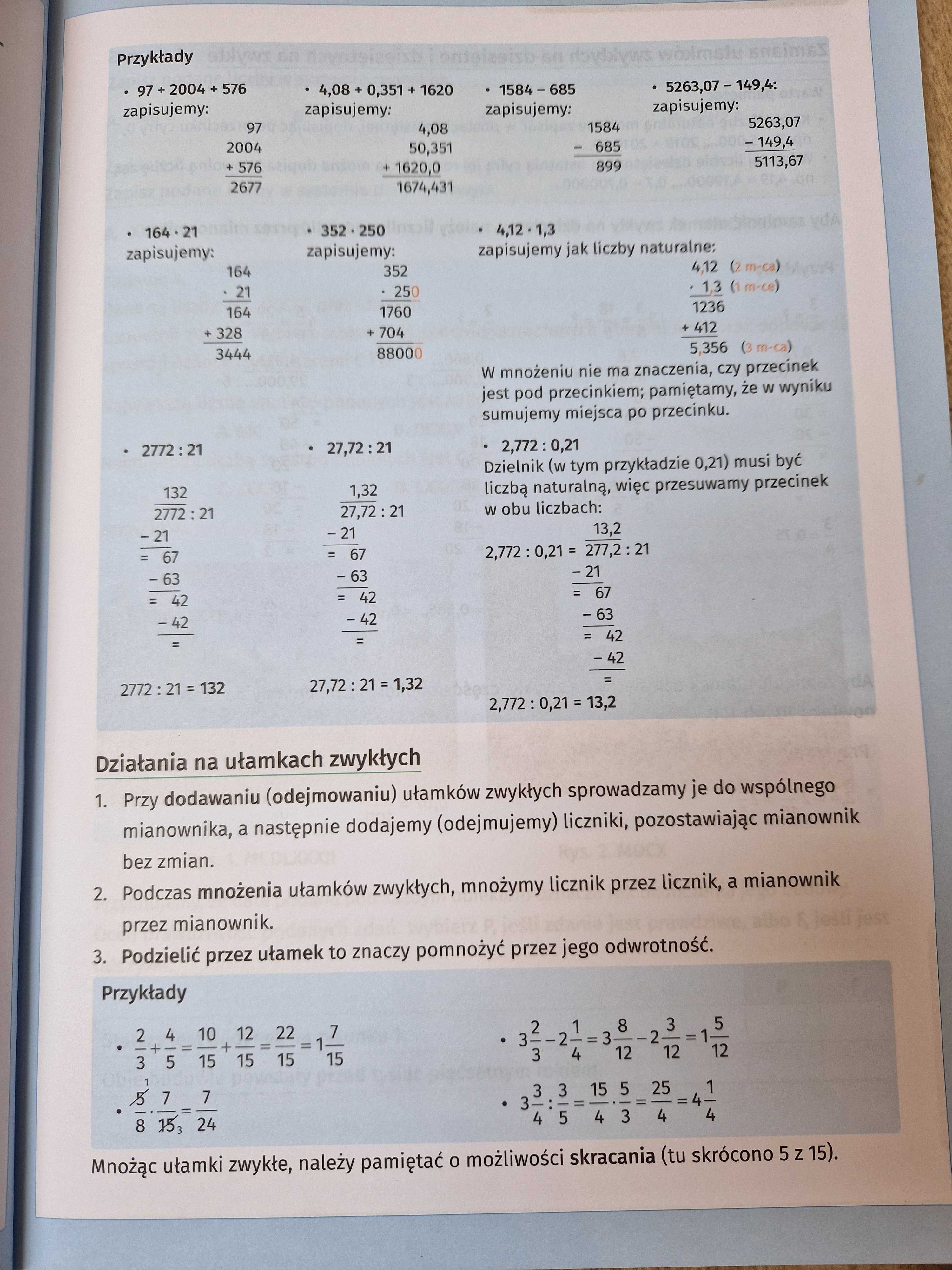 Repetytorium z ćwiczeniami matematyka  egzamin ósmoklasisty