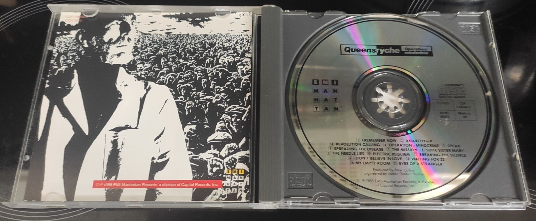 Queensryche "Operation: Mindcrime" cd