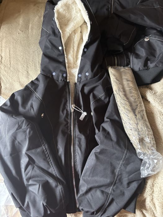 бомбер аляска куртка з хутром