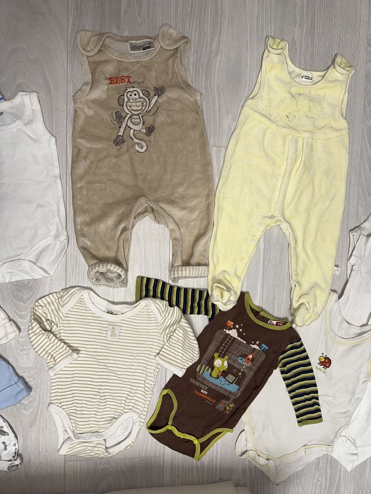 Лот пакет набір Одягу для новонародженого хлопчика 0 до 6 міс