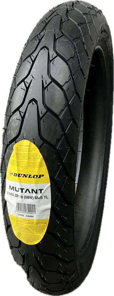 110/80ZR18 Dunlop Mutant M+S TL 2021 R1100 RT Scrambler GTR TDM