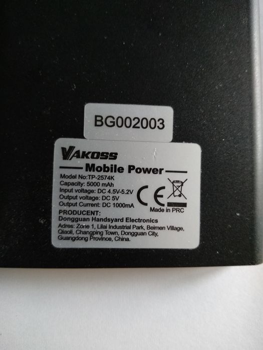 Powerbank ,5000mAh