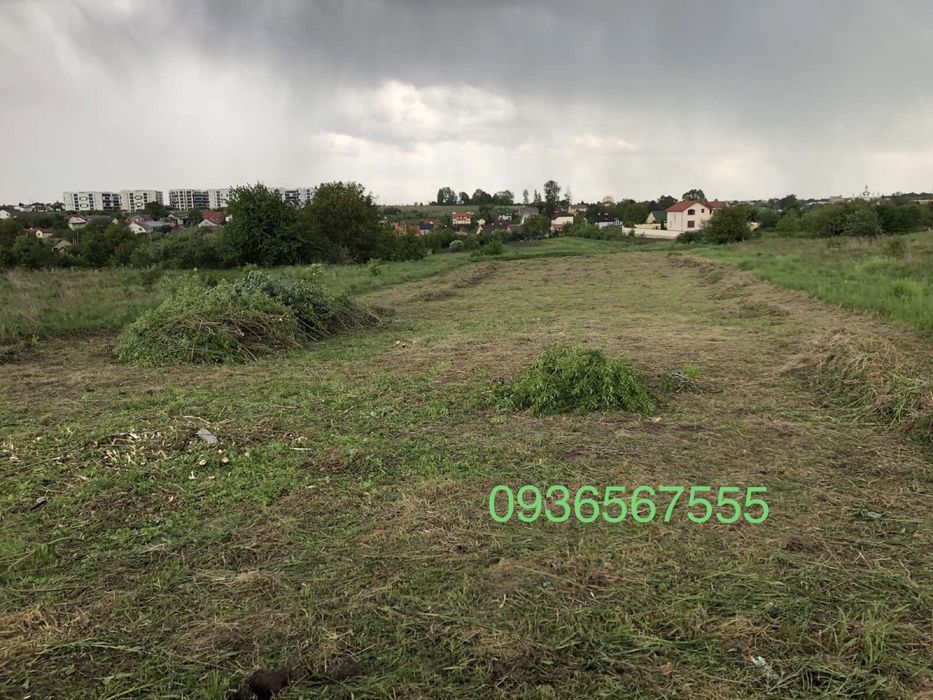 Чистка ділянок, зрізання дерев, очищення території, обрізка саду