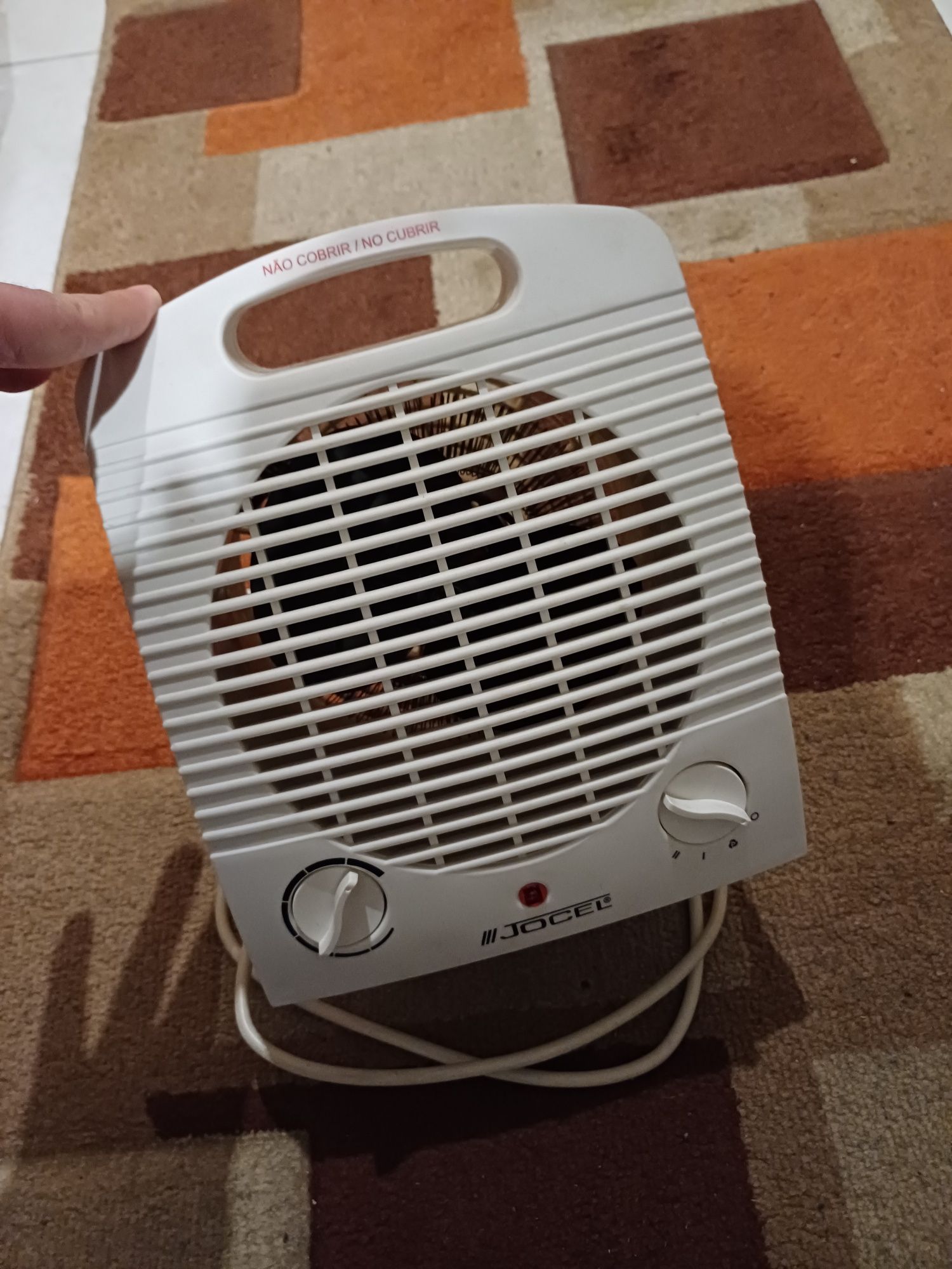Aquecedor tipo ventilador