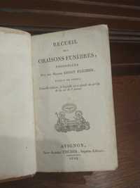 Książka, pt. "Recueil des oraisons funèbres prononcées par... 1824