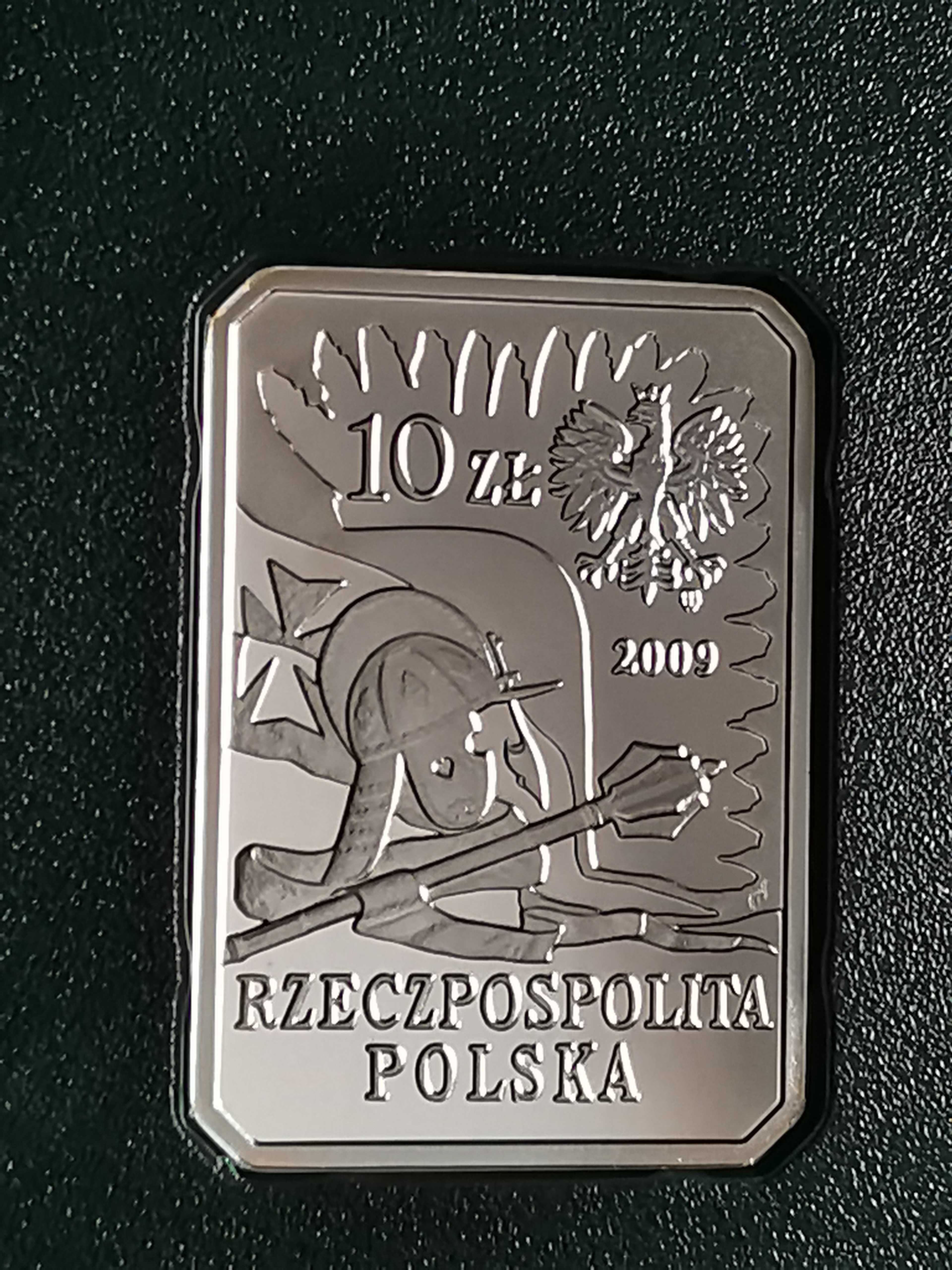 Moneta Husarz - XVII Wiek - Lustrzanka 10zł