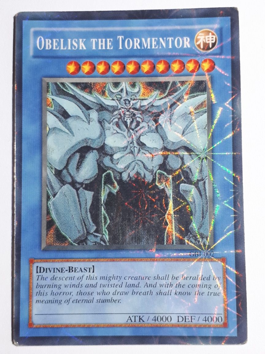 Cartas Yu-Gi-Oh / Obelisk The Tormentor