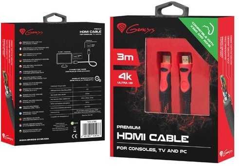 Kabel HDMI - HDMI    Genesis   3 m