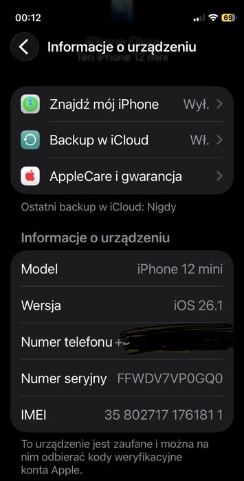 Iphone 12 mini jak nowy