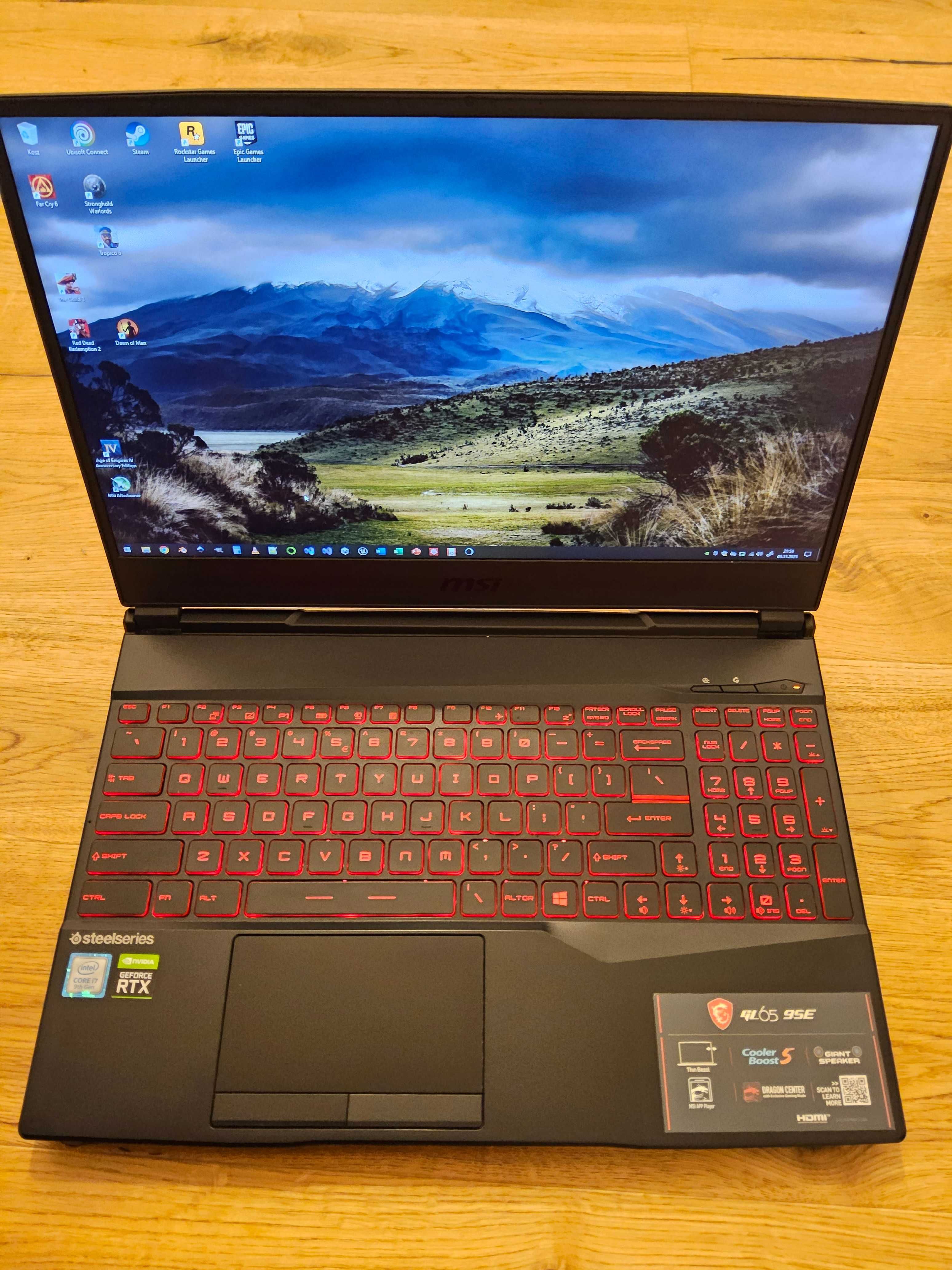 Laptop gamingowy MSI GL65 9SE i7-9750H/32GB/2TB RTX2060