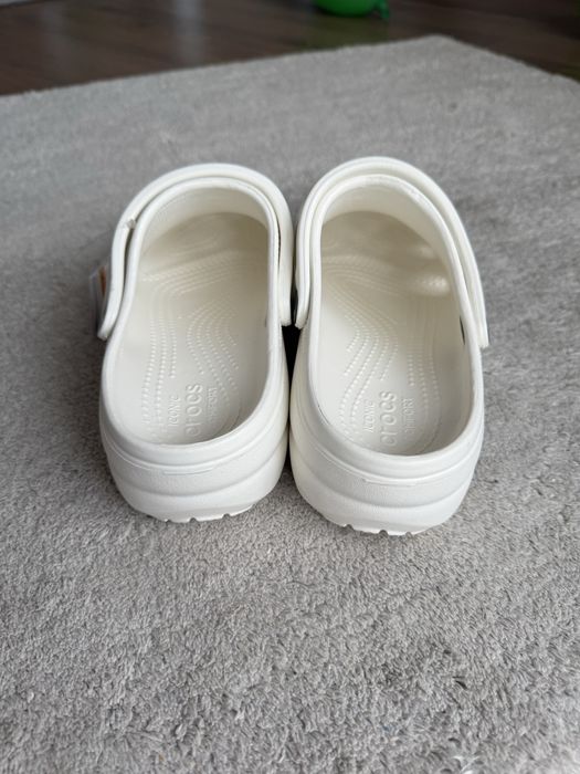 Сабо M5 W7 Crocs Classic Platform Clog шльопанці жіночі білі 23,5 см