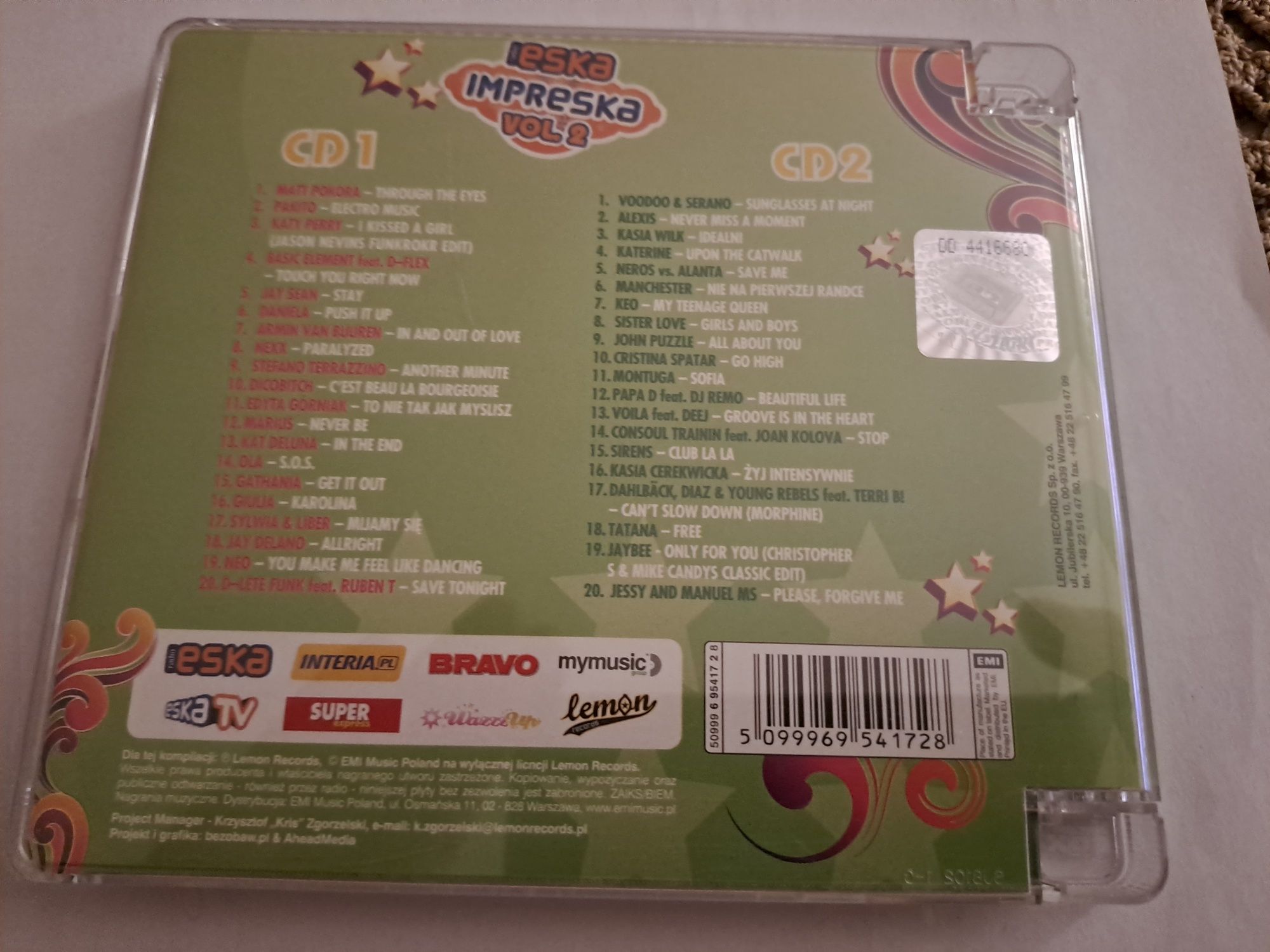 Eska Impreska Vol 2. Płyty CD.