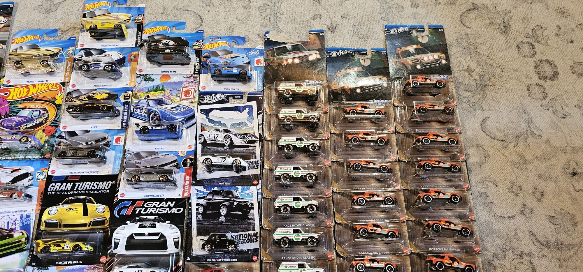 Hot wheels kolekcja Porsche Range Rover Audi Mazda Nissan Ford Fiat
