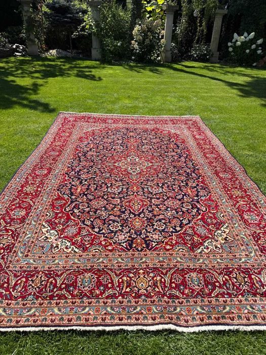 Dywan Perski R.Tkany Vintage Kaszmirowy Iran Keshan 370x250 gal.20 tyś