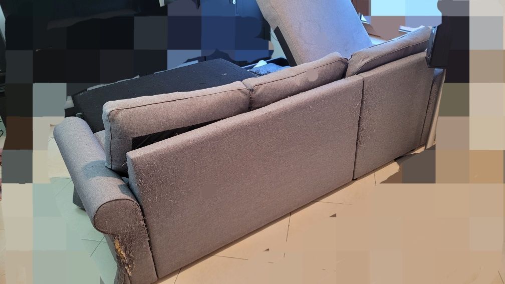 Sofa com chaise longue