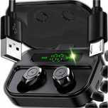 Słuchawki Bezprzewodowe Douszne Bluetooth 5.3 Sportowe Dotykowe + Powe