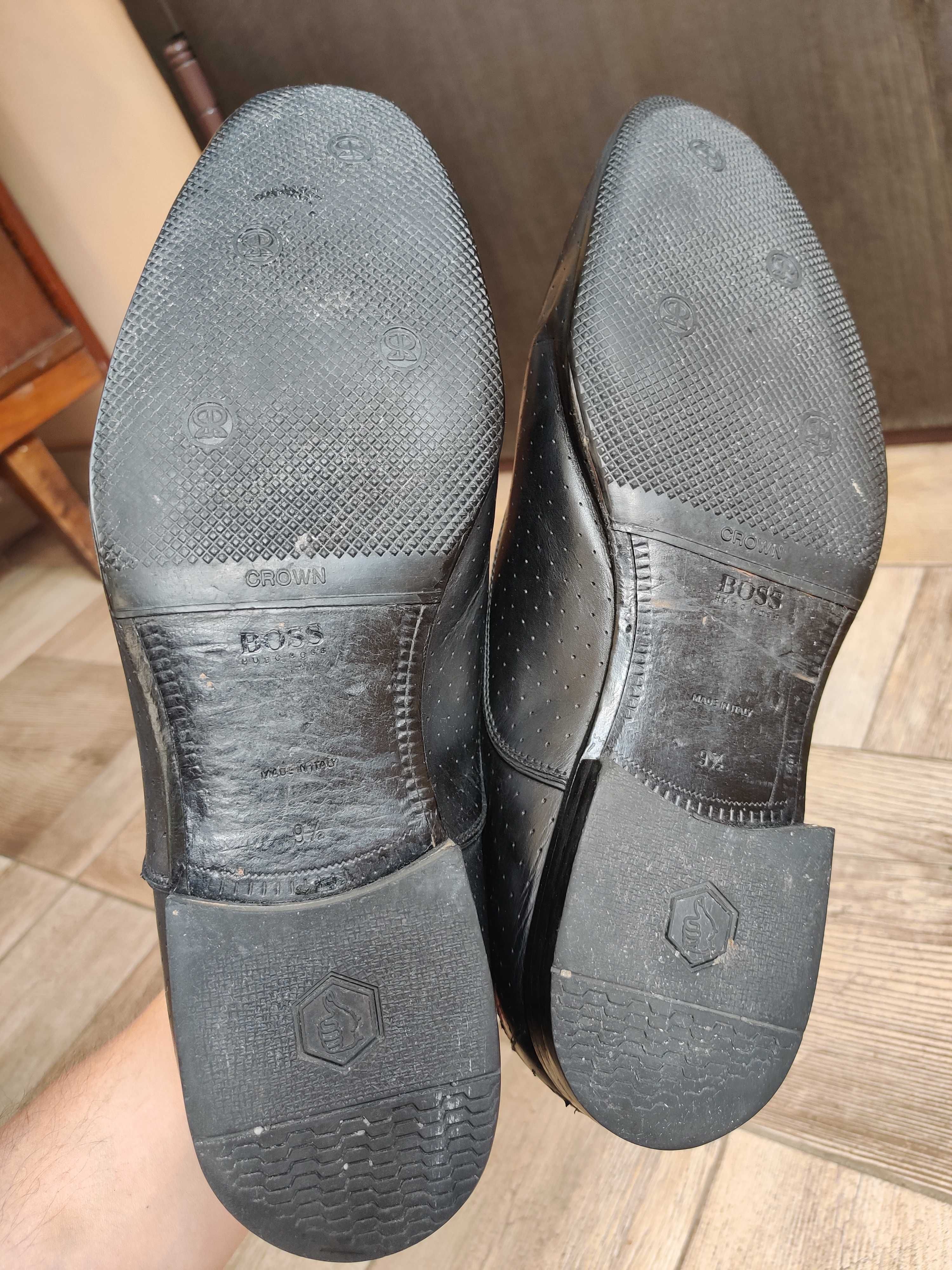 Мужские классические кожаные туфли hugo boss  43,5 (9 1/2 )
