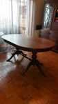 Mesa Oval Sala Jantar (Madeira, estilo Inglês)
