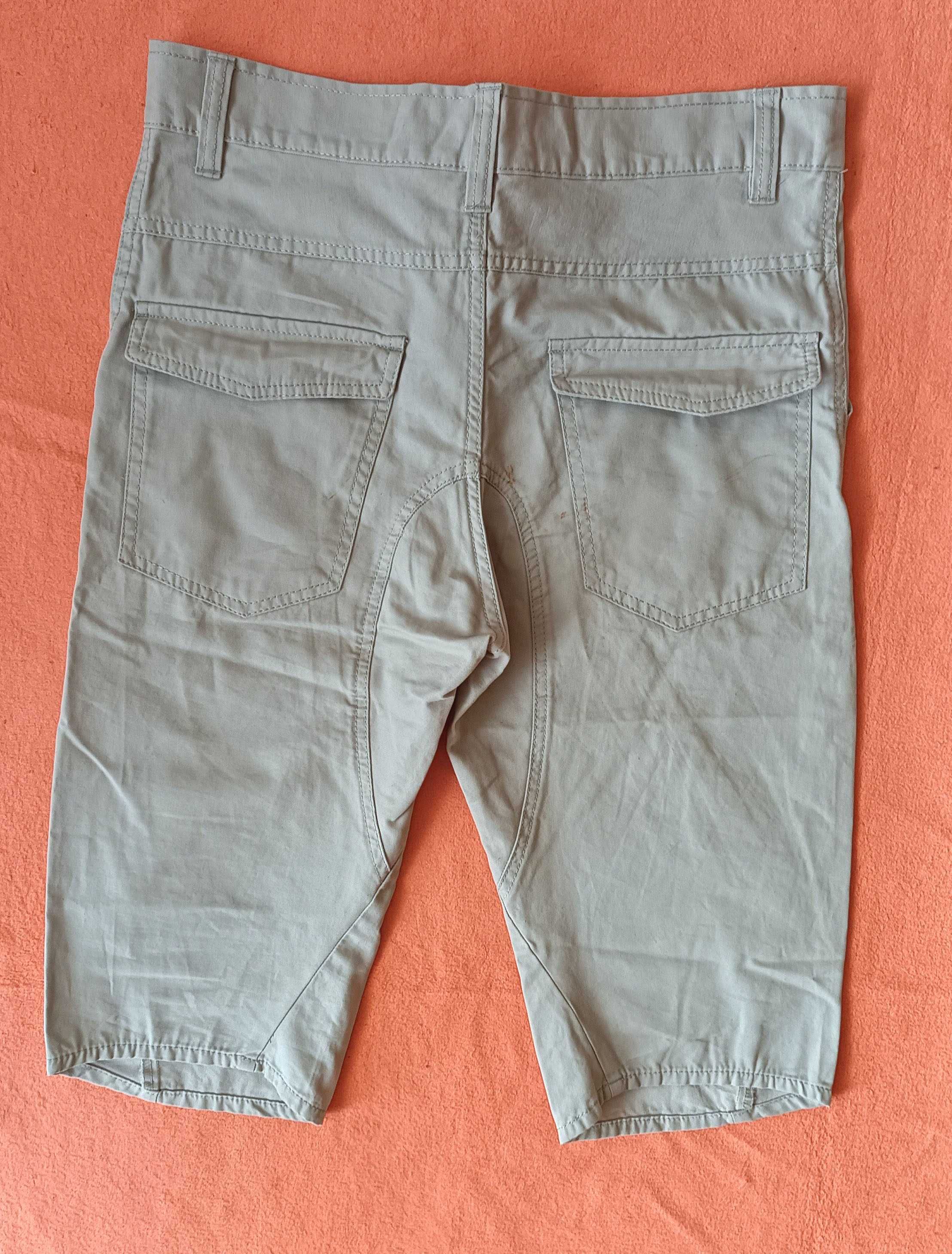 NOWE spodenki beżowe H&M do kolan roz.170