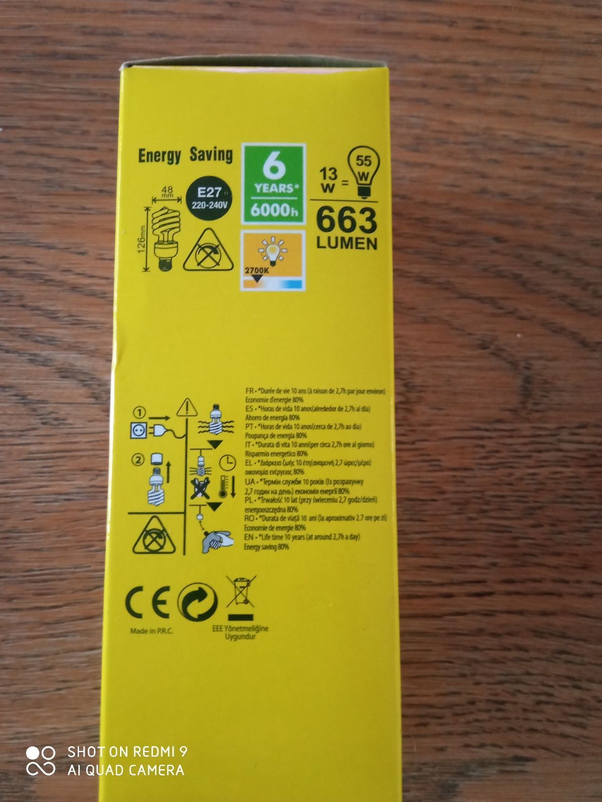 Żarówki energooszczędne E14 i E27