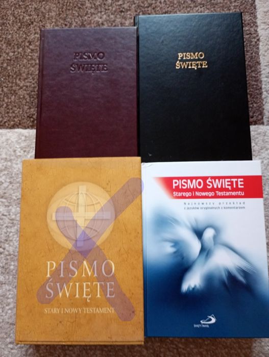 Pismo Święte Biblia różne wydania