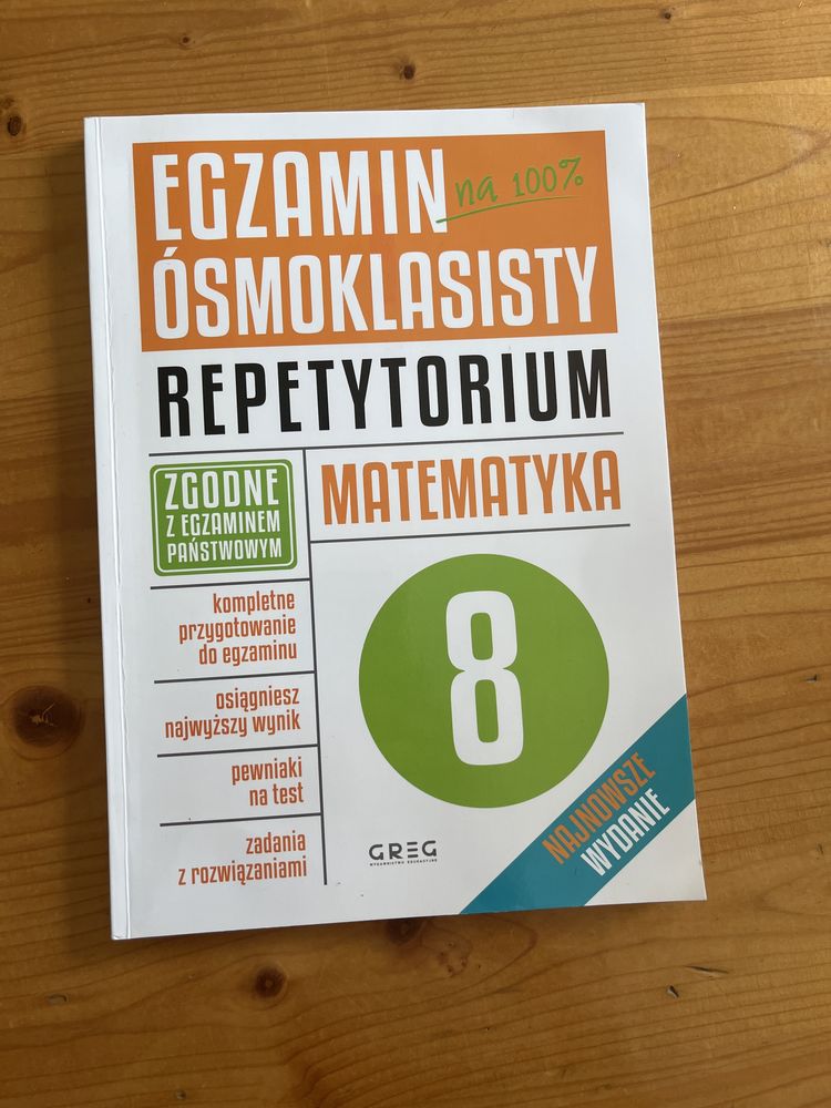 Egzamin ósmoklasisty repetytorium język angielski,polski, mate