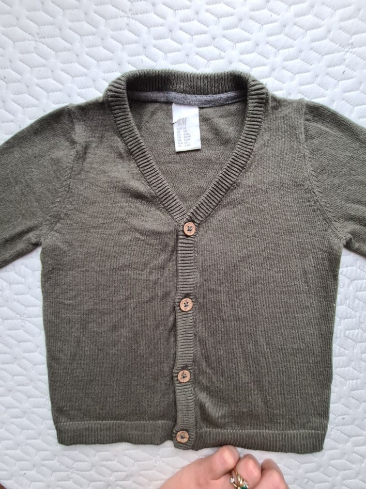 Sweter kardigan dla chłopca H&M rozm. 68