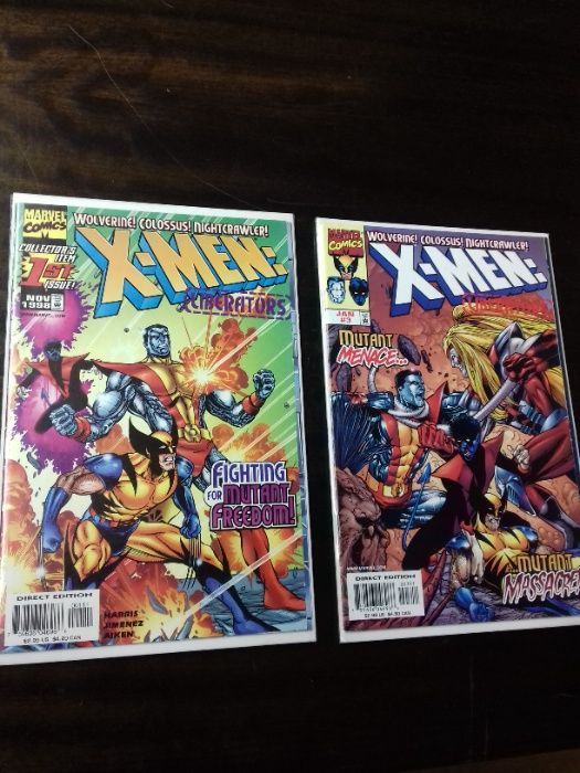 4 revistas X-MEN em ingles