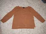 Bluza sweter H&M rudy brąz S