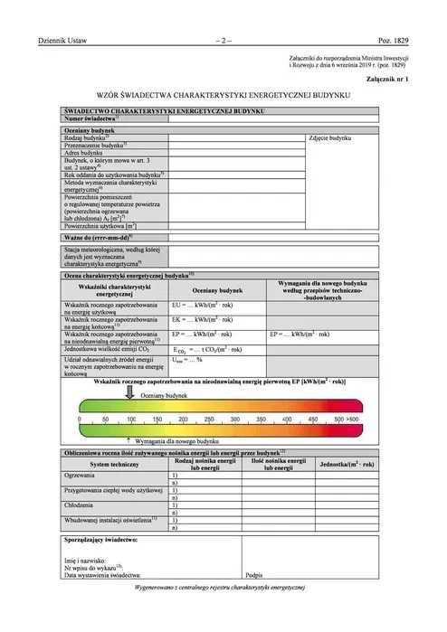 Świadectwo energetyczne / Audyty/ Nadzory / Kierownik budowy/