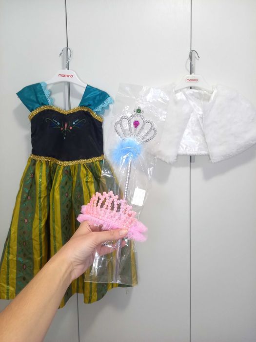 Карнавальна новорічна сукня плаття Анна Холодне серце Frozen 3-4 роки