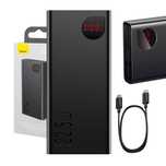 22.5W (Czarny) Powerbank 2Xusb, Usb-C, Lightning, Microusb 20000Mah,