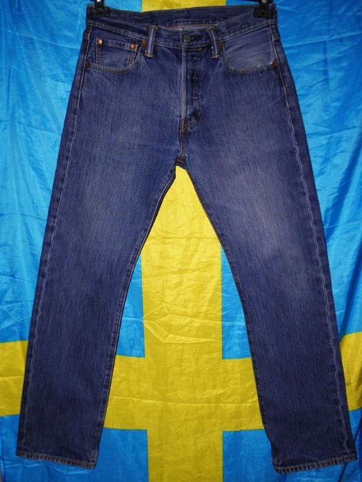 джинсы levi's 501 w30 l 30 оригинал 505 синие levis б у ливайс 514