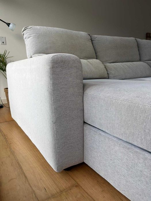Sofá 3 lugares c/chaise longue - ESKILSTUNA