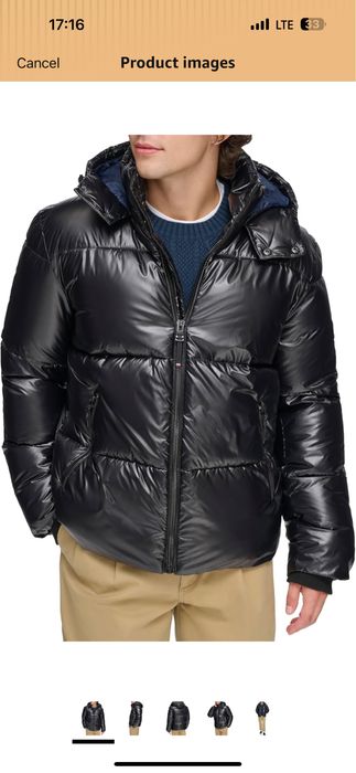 Tommy Hilfiger куртка чоловіча оригінал зимова пуховик