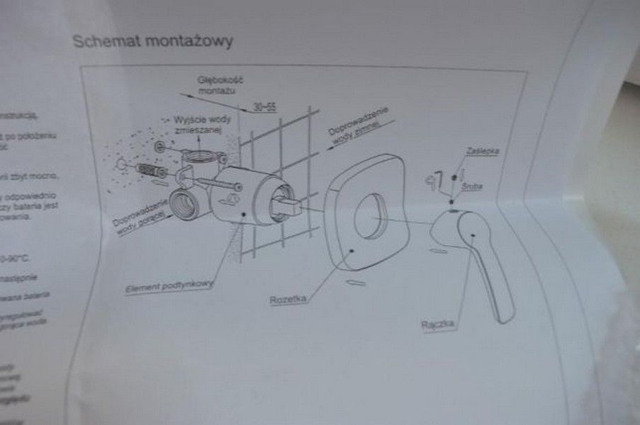 Bateria natryskowa OMNIRES HUDSON HS4145 *NOWA* Hans Grohe